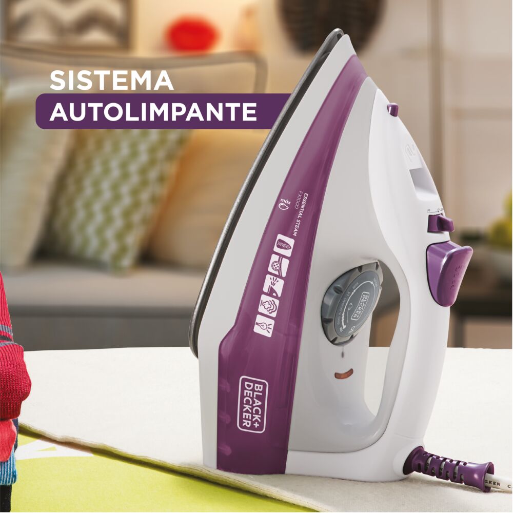 FERRO A VAPOR C/ BASE ANTIADERENTE 127V