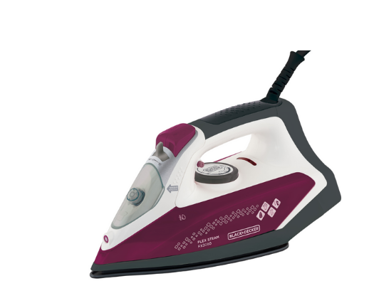 FLEX STEAM - VAPOR EXTRA / VERTICAL, BASE C/ REV. CERÂMICA GLISS, TANQUE DESTACÁVEL, COR:ROSA, 127V