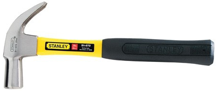 MARTELO UNHA C/CABO FIBRA VIDR.450G 29MM