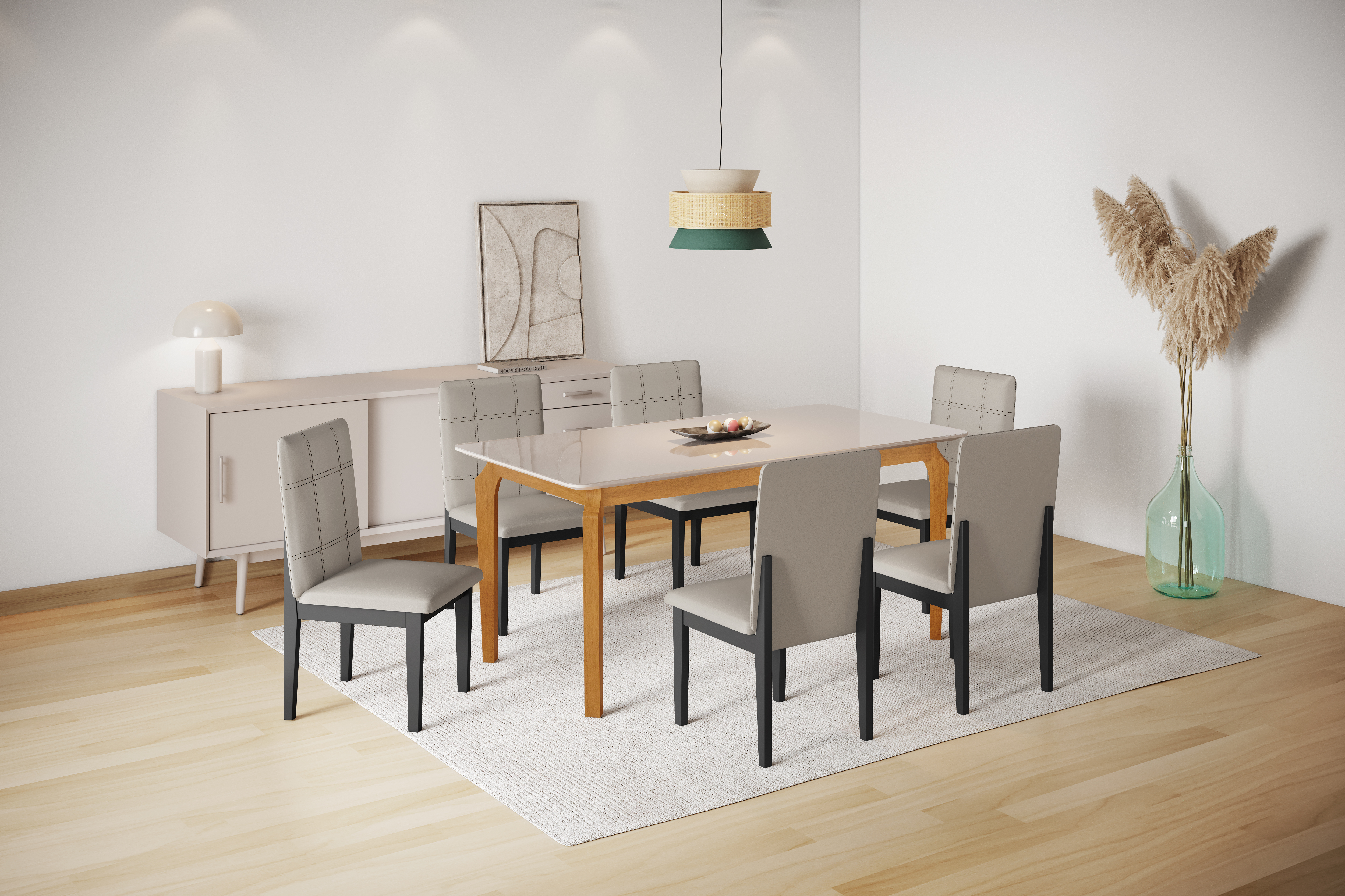 Mesa Alegra 1,60 X 0,80 Canto Copo c/vd 25mm