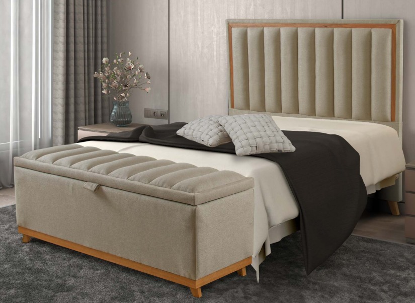 CABECEIRA DUBAI 158X120X8 BOUCLE
