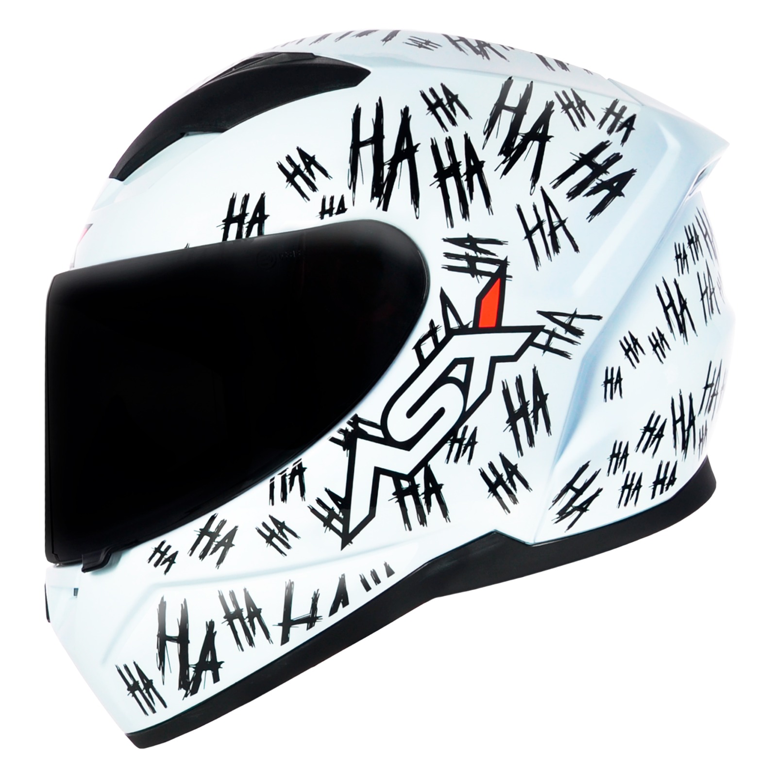 CAPACETE ASX CITY FUN BRILHO BRANCO/PRETO 58/M