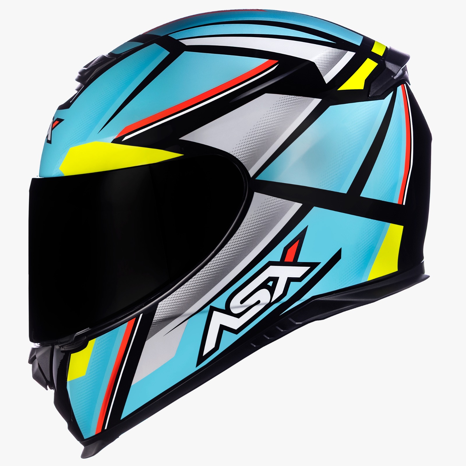 CAPACETE ASX EAGLE EXPLORER BRILHO PRETO/AZUL/BRANCO 58/M