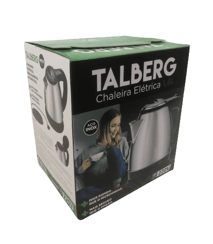 CHALEIRA ELﾉTRICA INOX ESCOVADO 1,8 L 220V - CX C/ 12 PﾇS- PROMOÇÃO