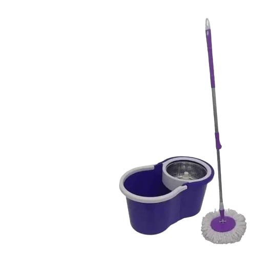 KIT BALDE 8 L COM CESTO E MOP GIRATﾓRIO DE INOX E ESFREGﾃO DE MICROFIBRA- CX C/ 26 KITS- PROMOÇÃO