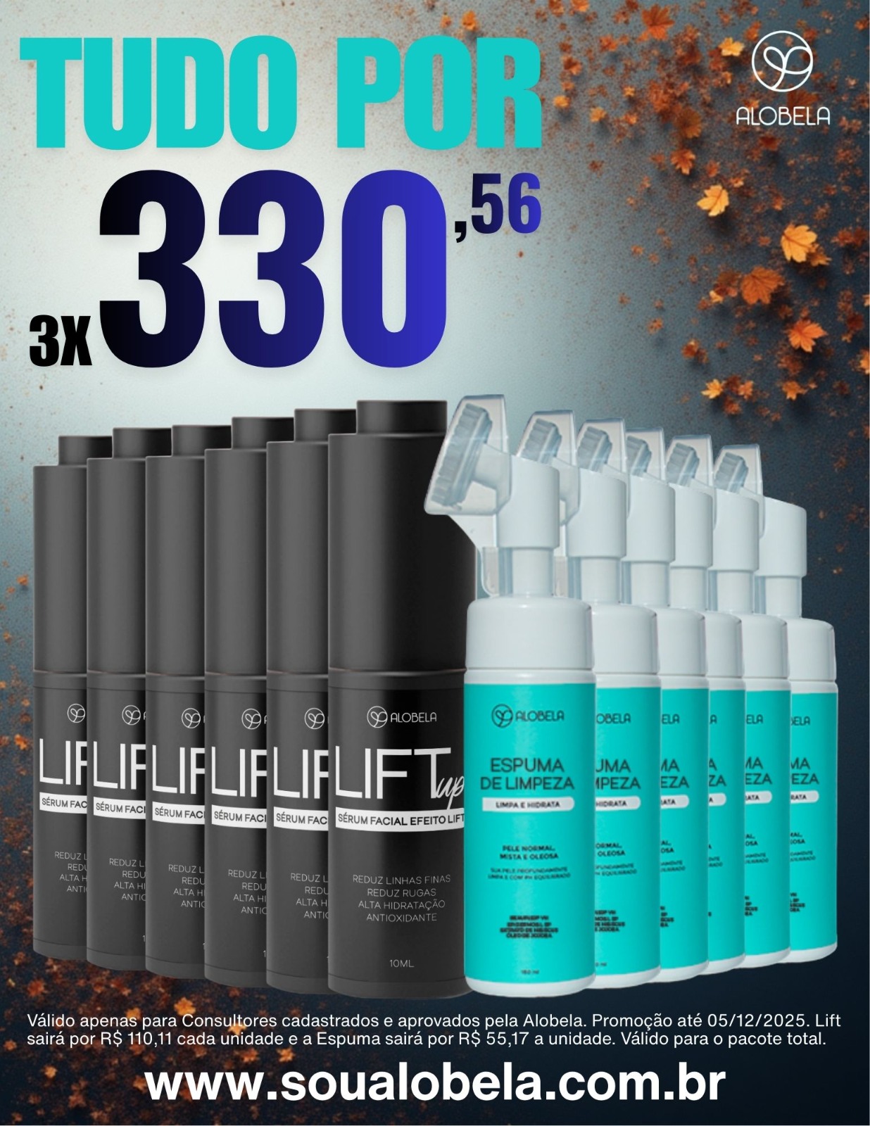 KIT LIFT + ESPUMA | 6 LIFT, 6 ESPUMA DE LIMPEZA