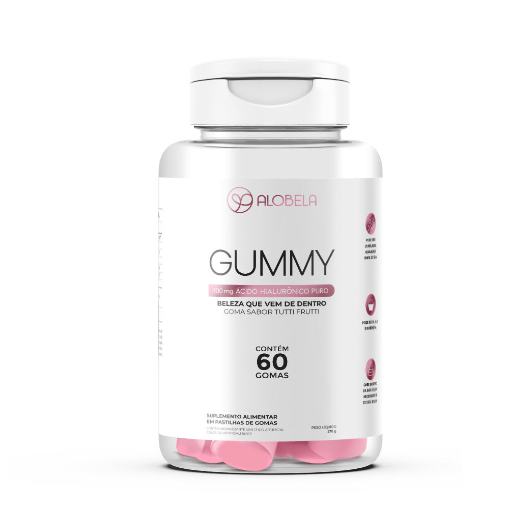 GUMMY HIALURÔNICO TUTTI FRUTTI PT C/60 GOMAS