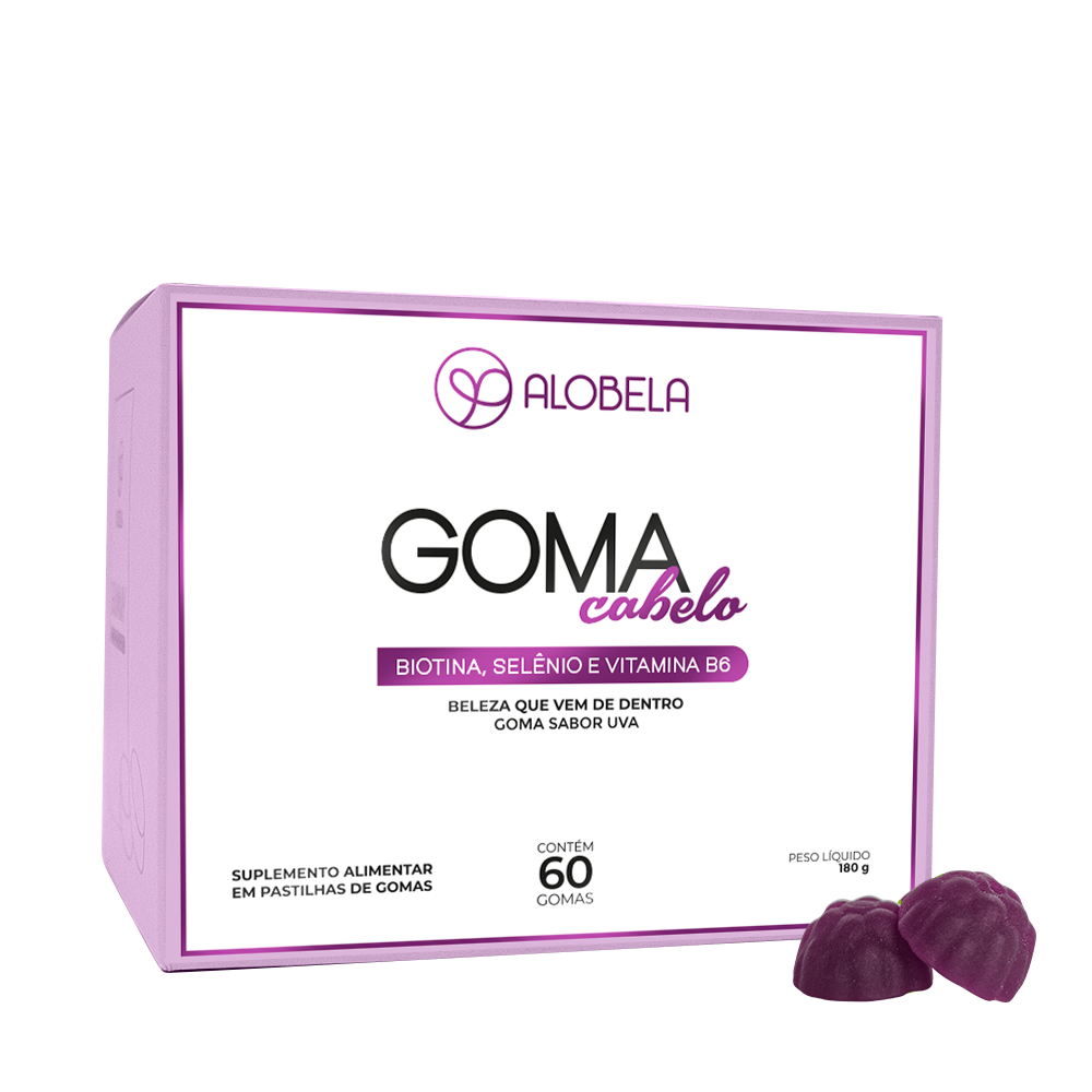 GOMA CABELO UVA CX C/60 GOMAS