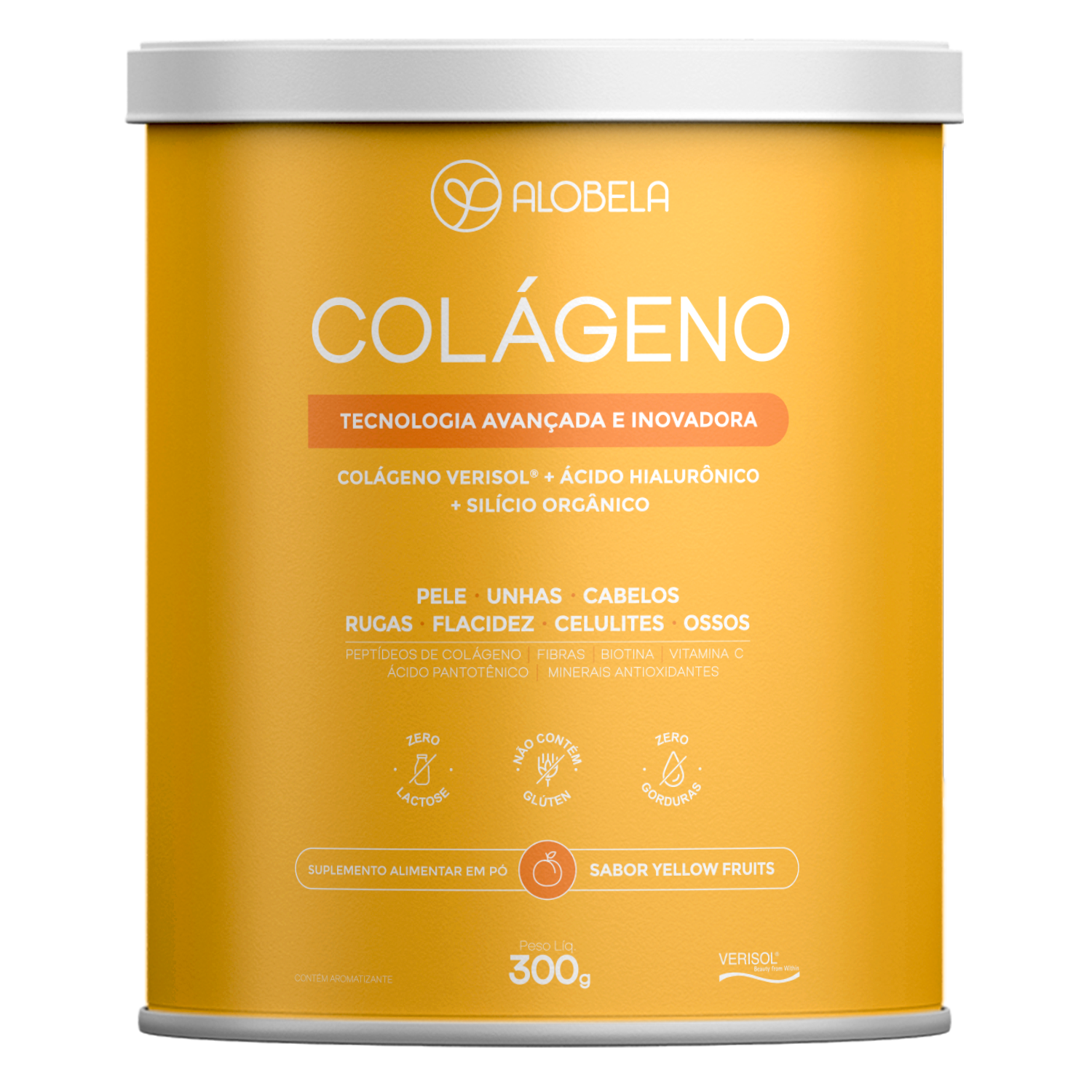 COLÁGENO EM PÓ YELLOW FRUITS 300G