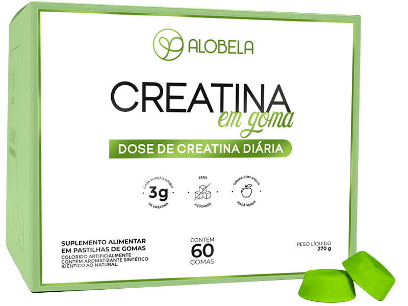 CREATINA EM GOMA MACA VERDE CX C/60 GOMAS