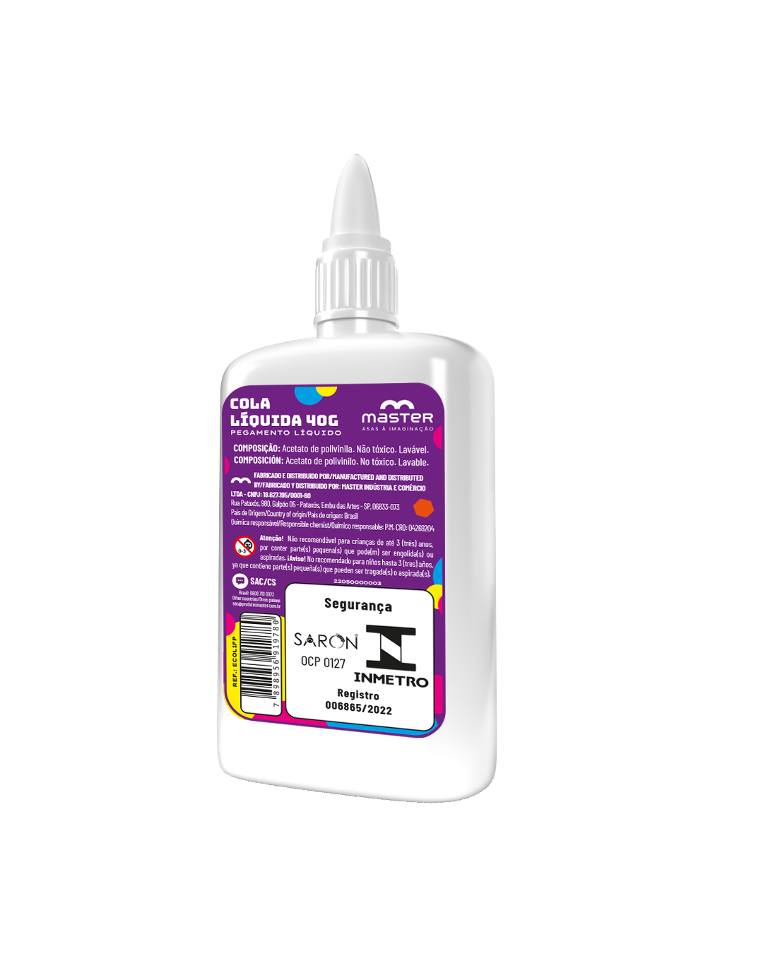 COLA BRANCA LÍQUIDA 40g