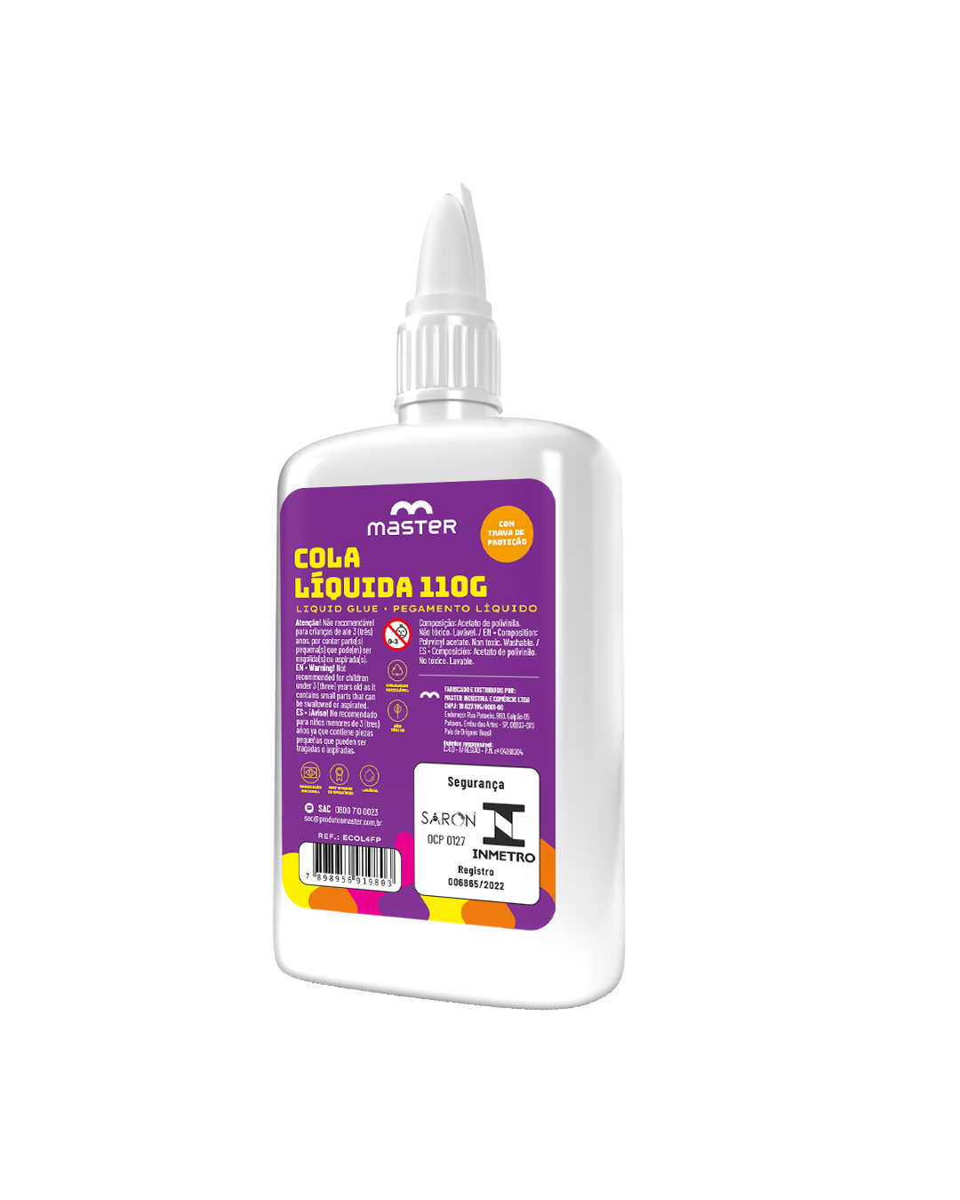 COLA BRANCA LÍQUIDA 110g