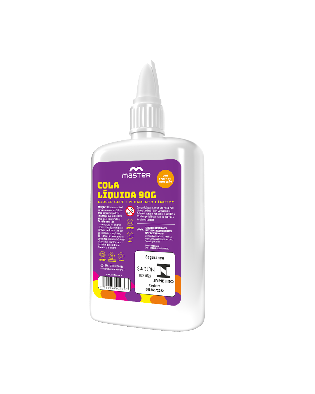 COLA BRANCA LÍQUIDA 90g