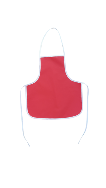 AVENTAL ESCOLAR COR VERMELHA (unidade)