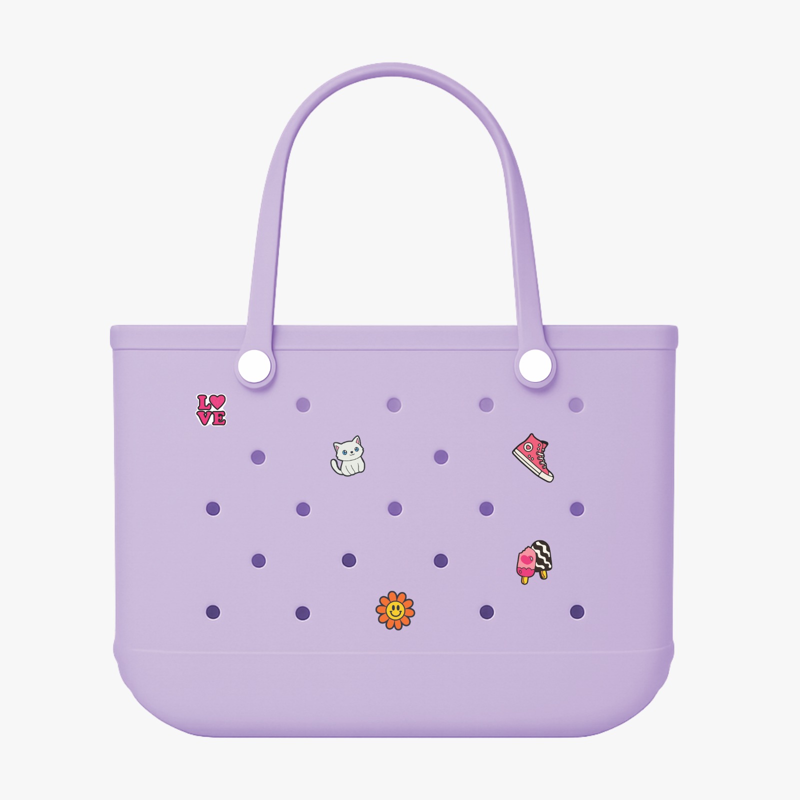 Bolsa Charm Lilás (Sem Pins)