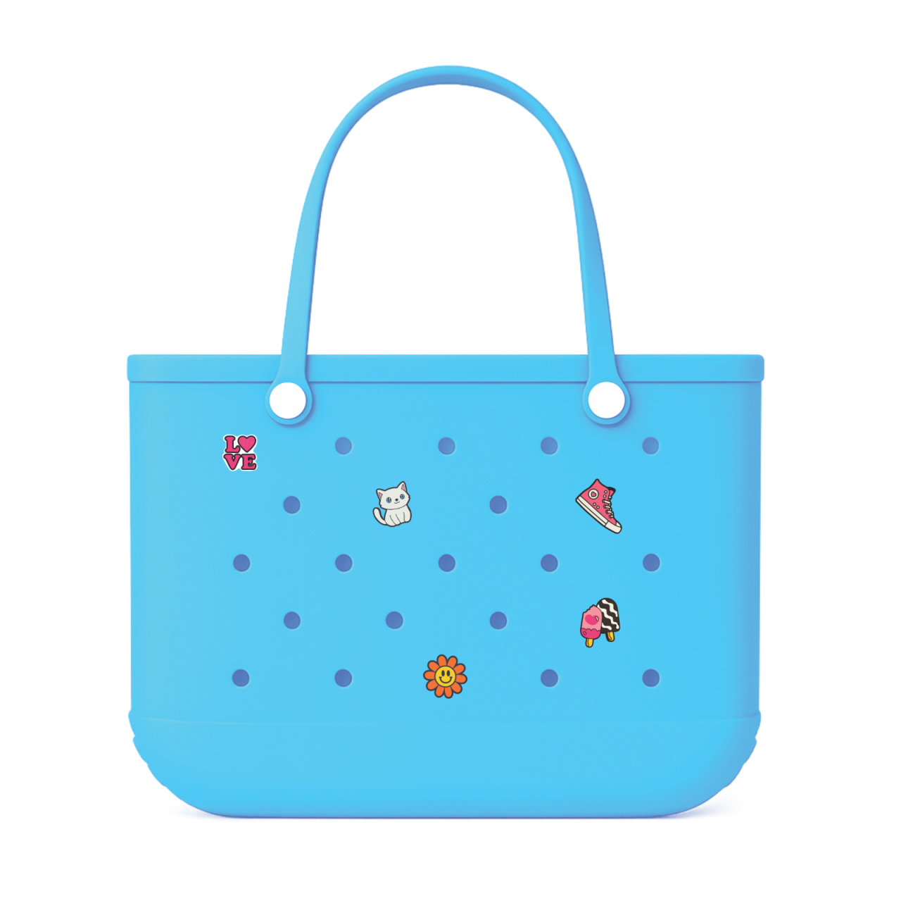 Bolsa Charm Azul (Sem Pins)