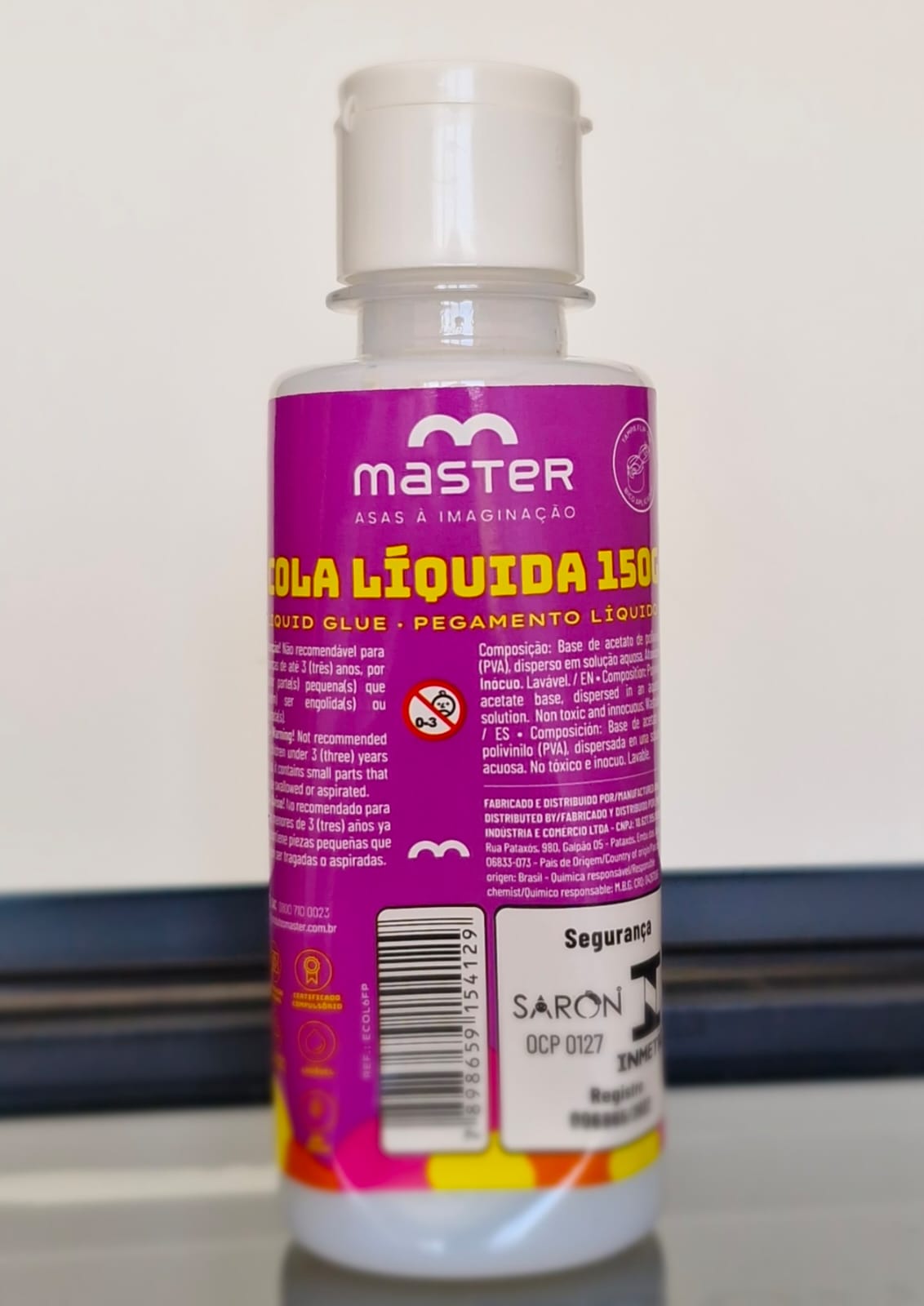 COLA BRANCA LÍQUIDA 150g