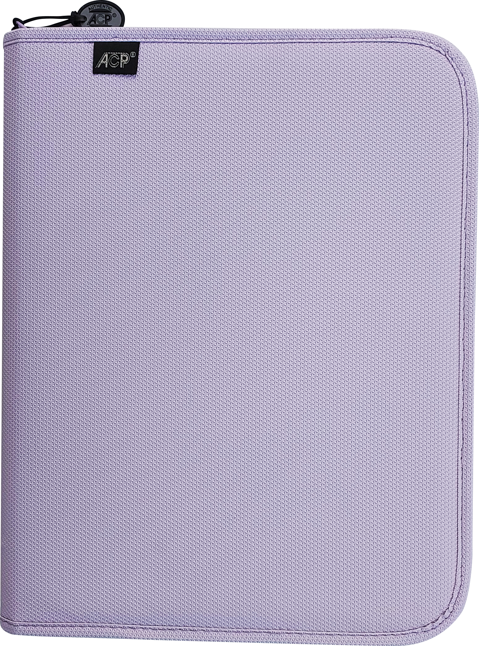 Fichário Sweet com 4 argolas,bloco de 96 folhas, estojo na cor da capa e 6 divisórias coloridas.