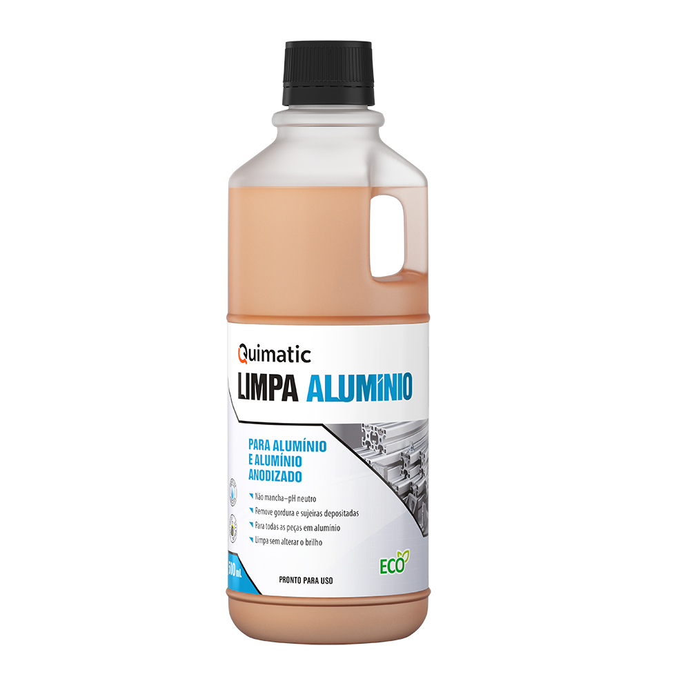 Limpa-Alumínio 500 ml - Desoxida, limpa e renova todas as superfícies em alumínio, e alumínio anodizado.