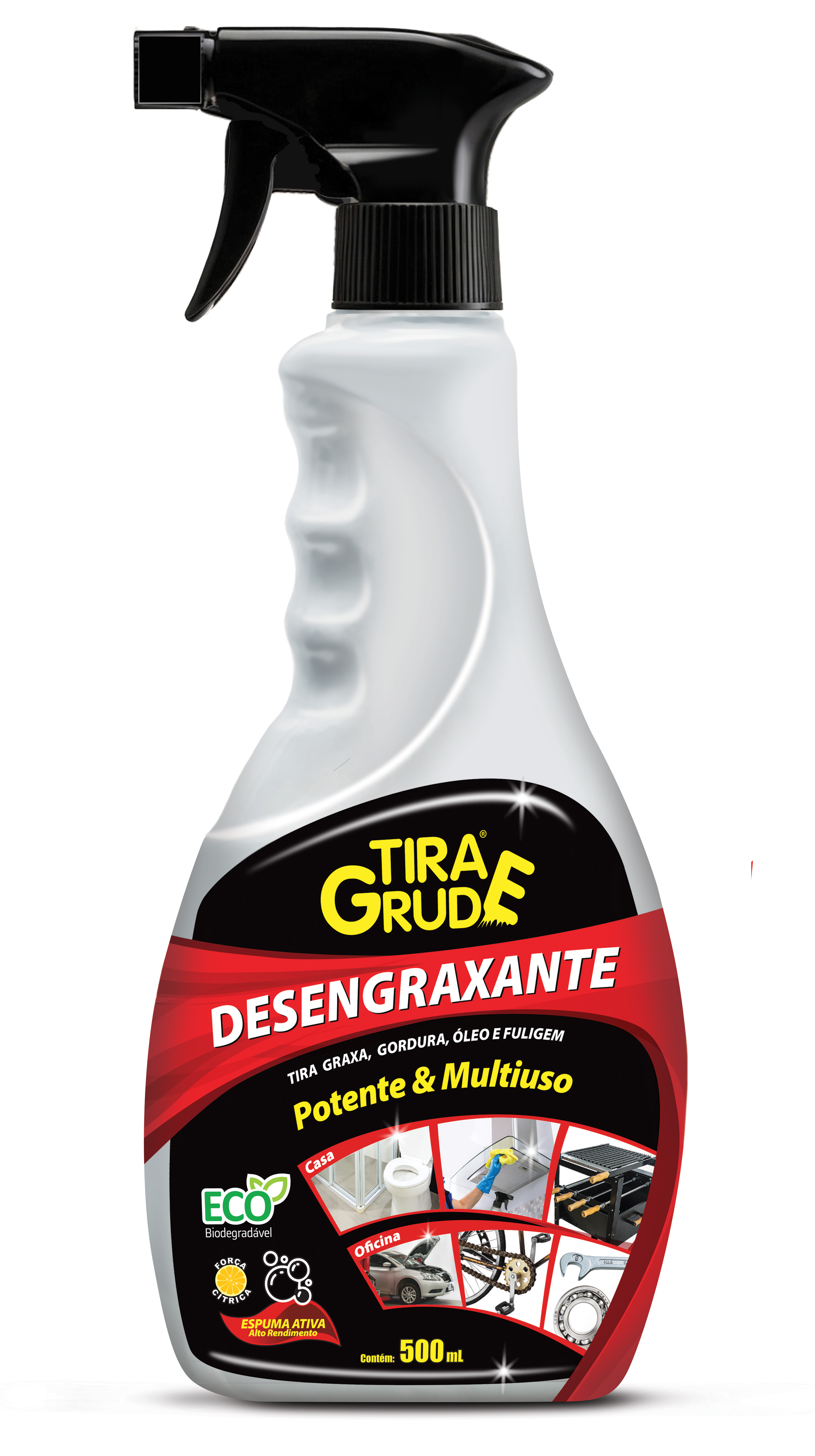 Tira Grude Desengraxante Multiuso Biodegradavel Ecologico 500ml