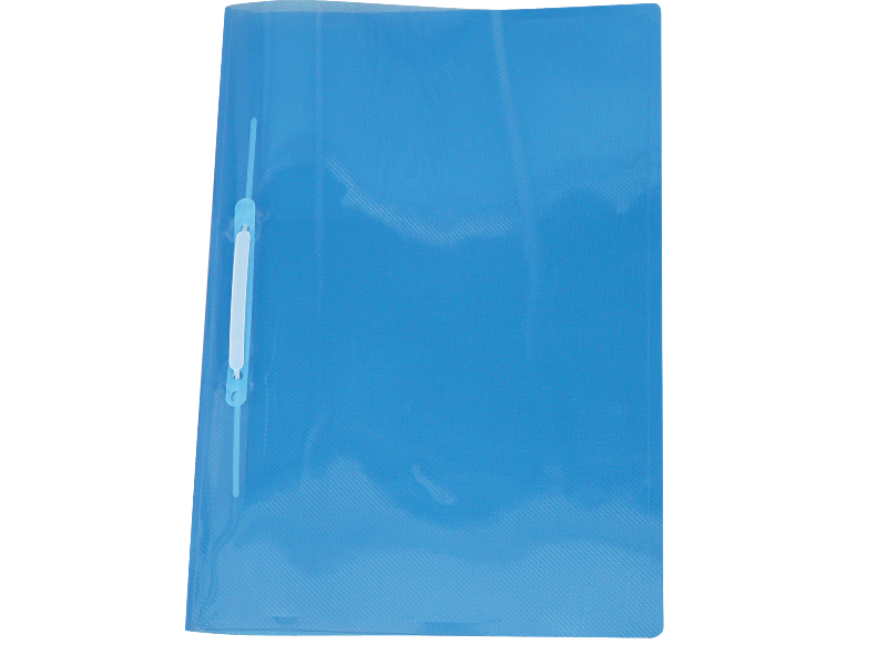 Pasta c/ grampo plástico  azul