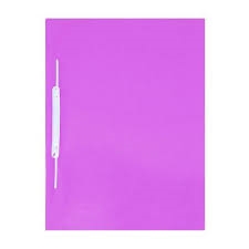Pasta c/ grampo plástico  Rosa