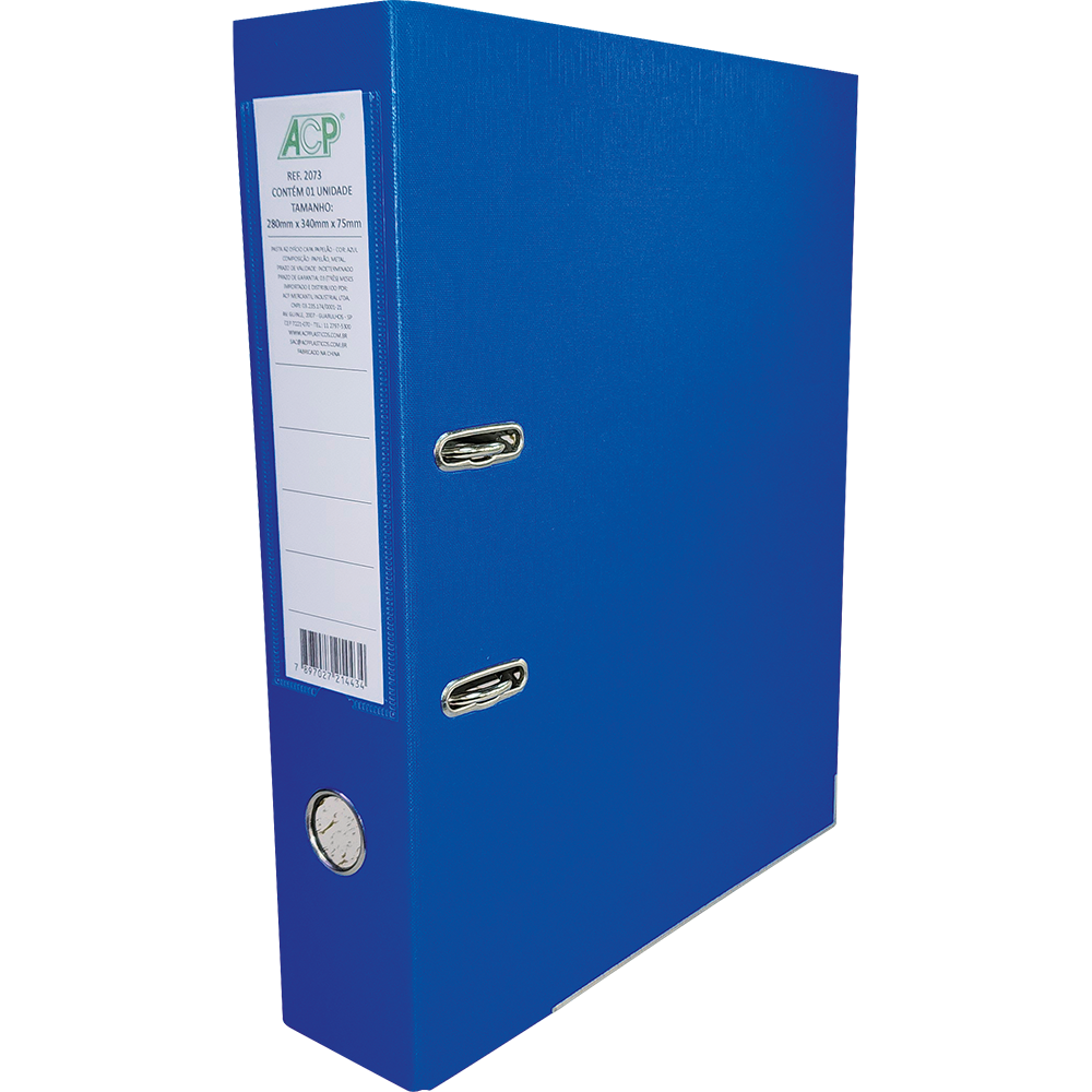 Pasta AZ Ofício Capa Papelão com cantoneira reforçada