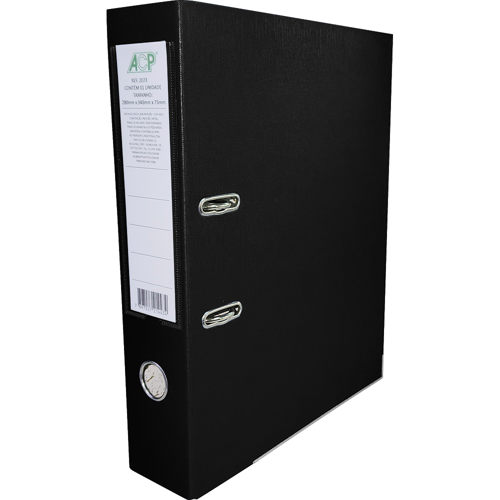 Pasta AZ Ofício Capa Papelão com cantoneira reforçada