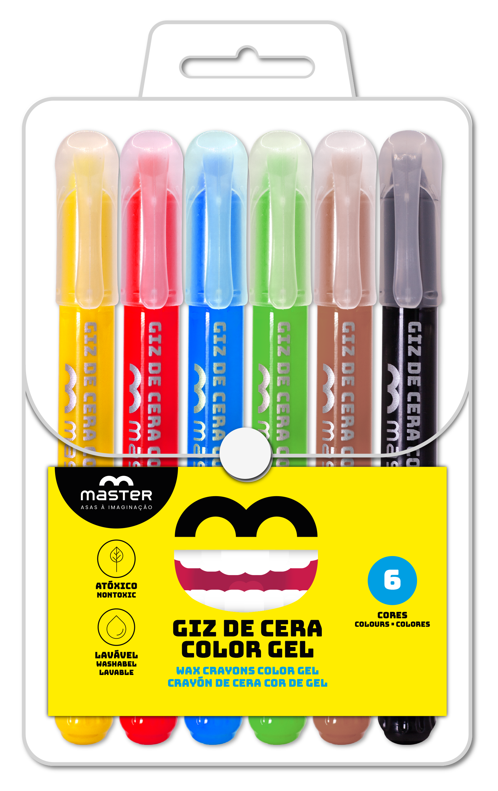GIZ COLOR GEL - 6 CORES