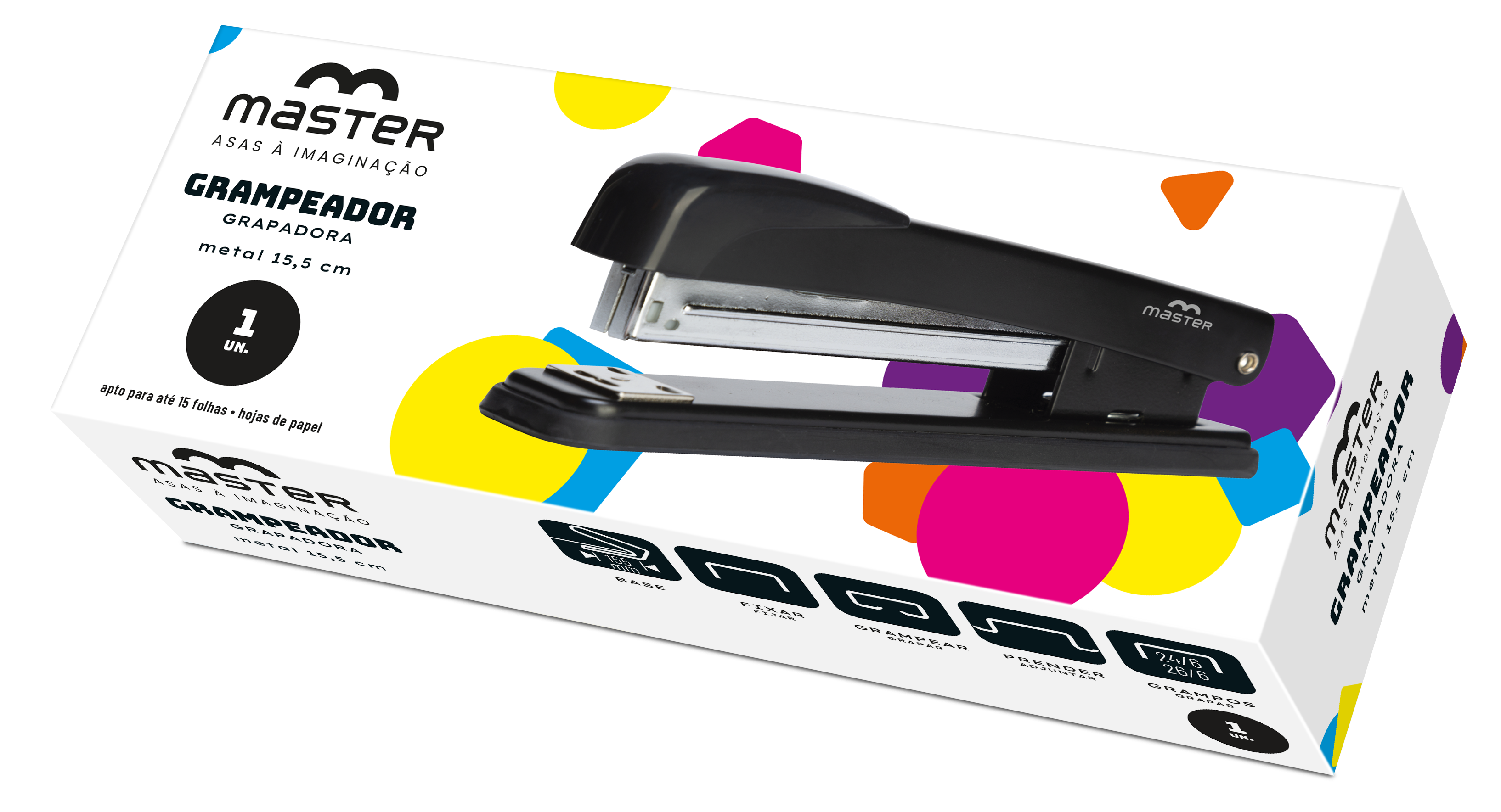 GRAMPEADOR MEDIO - METAL - 155MM