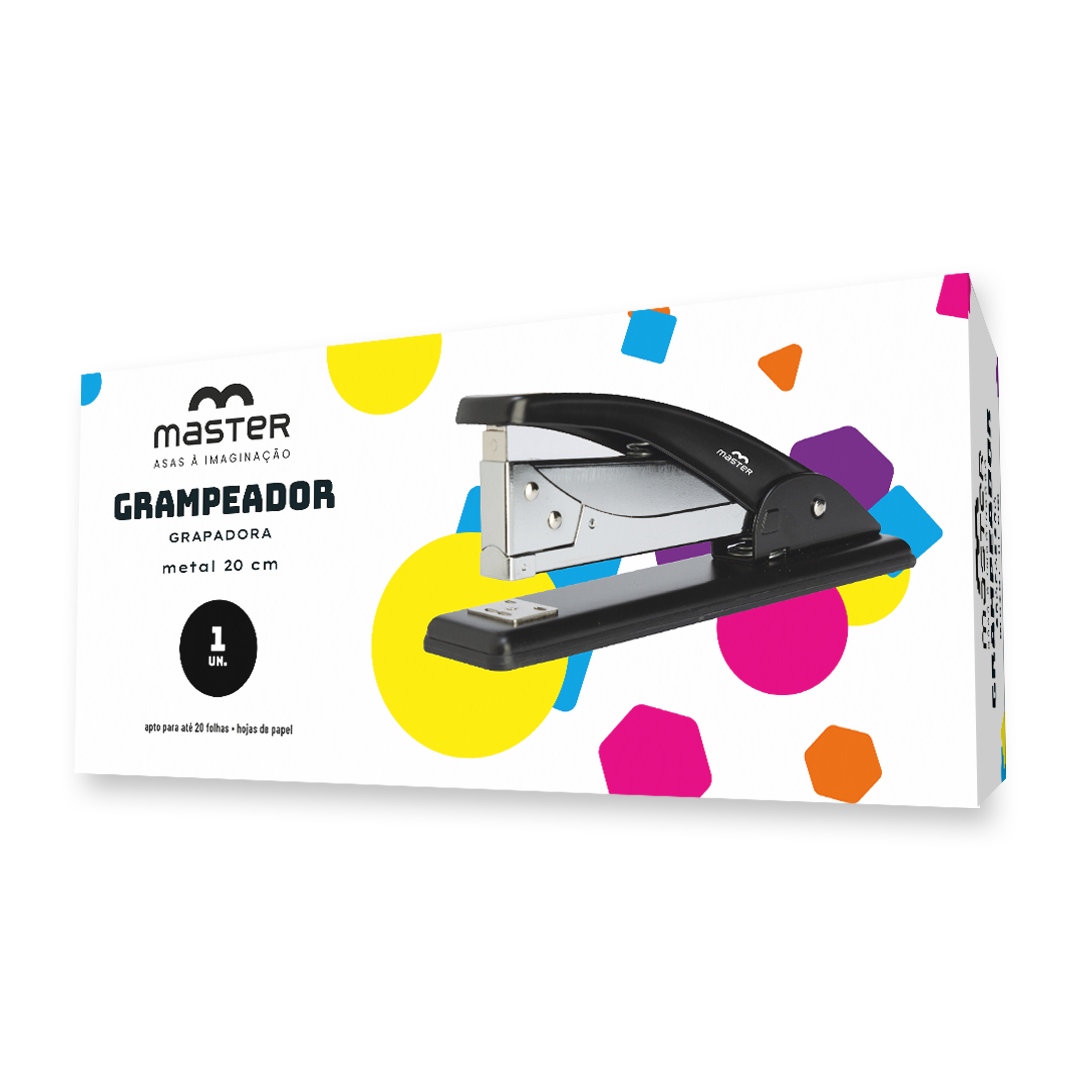 GRAMPEADOR GRANDE - METAL - 25 FLS - 200MM
