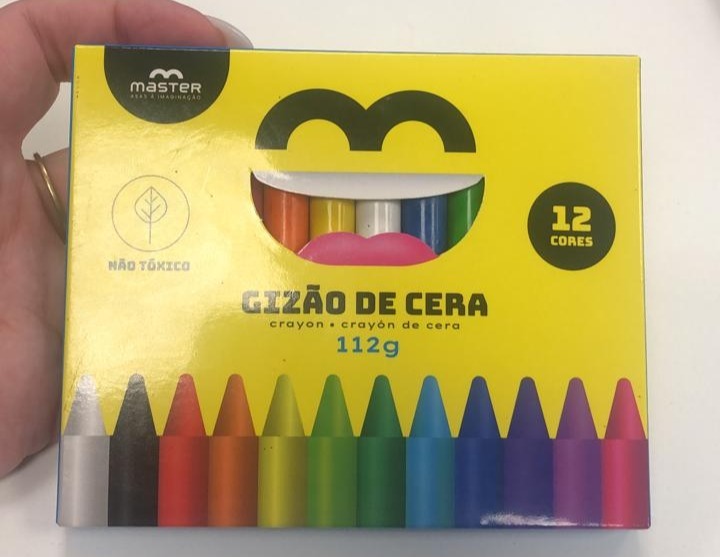GIZAO DE CERA 12 CORES - 112g