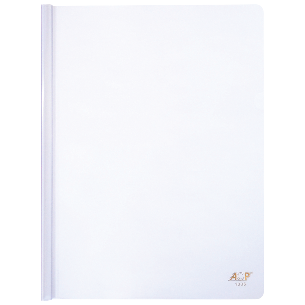 Pasta c/ Canaleta A4  cristal