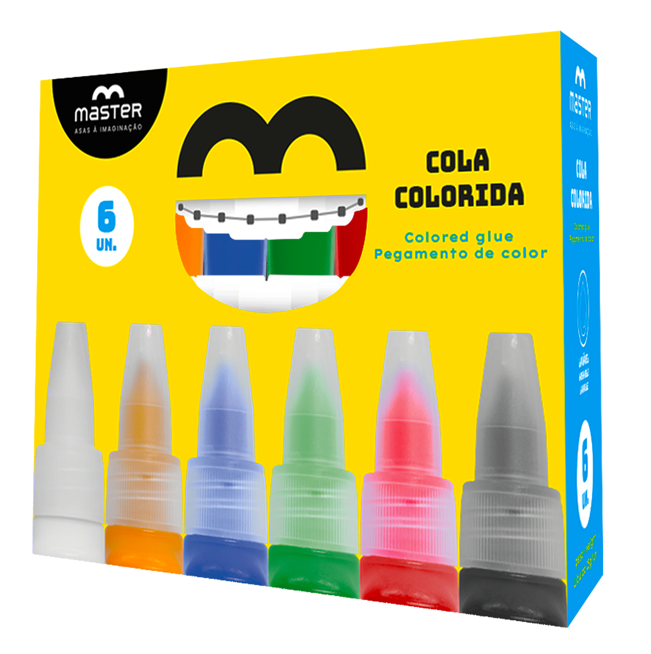 COLA COLORIDA 6 CORES - 25g