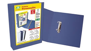 Pasta Personalite revestido c/ cristal Oficio 45 mm c/ 2 argolas 