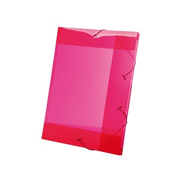 Pasta A/Elástico Ofício 20 mm  Vermelho