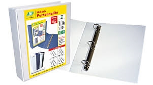 Pasta Personalite revestido c/ cristal A4 30 mm c/ 3 argolas   Preto