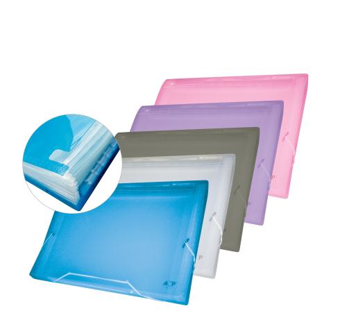 Pasta Sanfona A4 12dv  Lilas