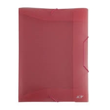 Pasta A/Elástico Ofício  Vermelho