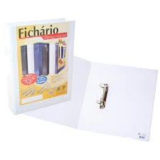 Pasta Personalite revestido c/ cristal A4 45 mm c/ 2 argolas