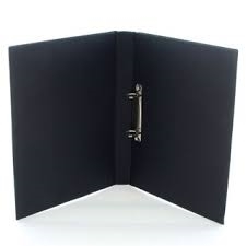 Pasta Personalite revestido c/ cristal A4 30 mm c/ 2 argolas 